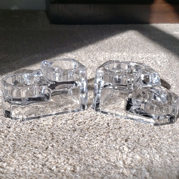 PartyLite Lead Crystal Tealight Candle Holder